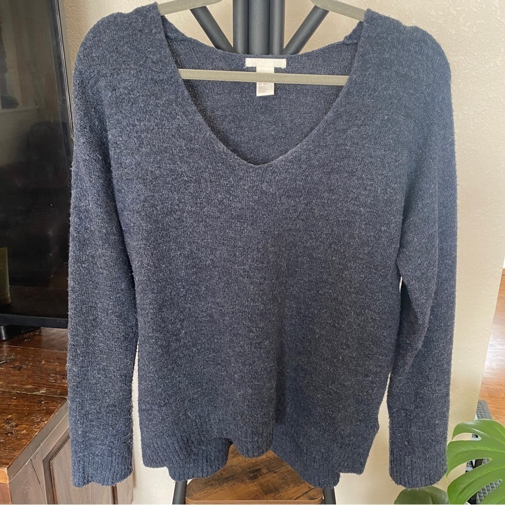 H&M Blue Knit Sweater